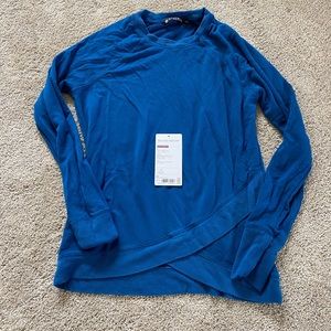 Athleta Criss Cross Sweatshirt - Small Tall